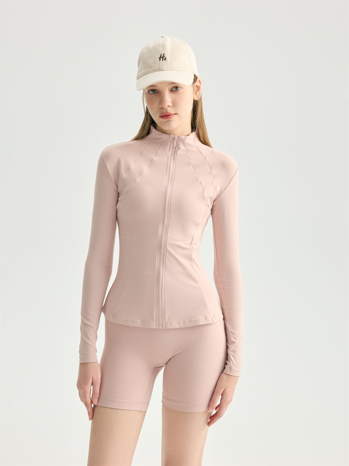Slim Fit Zip-Up Long Sleeve Jacket view 5