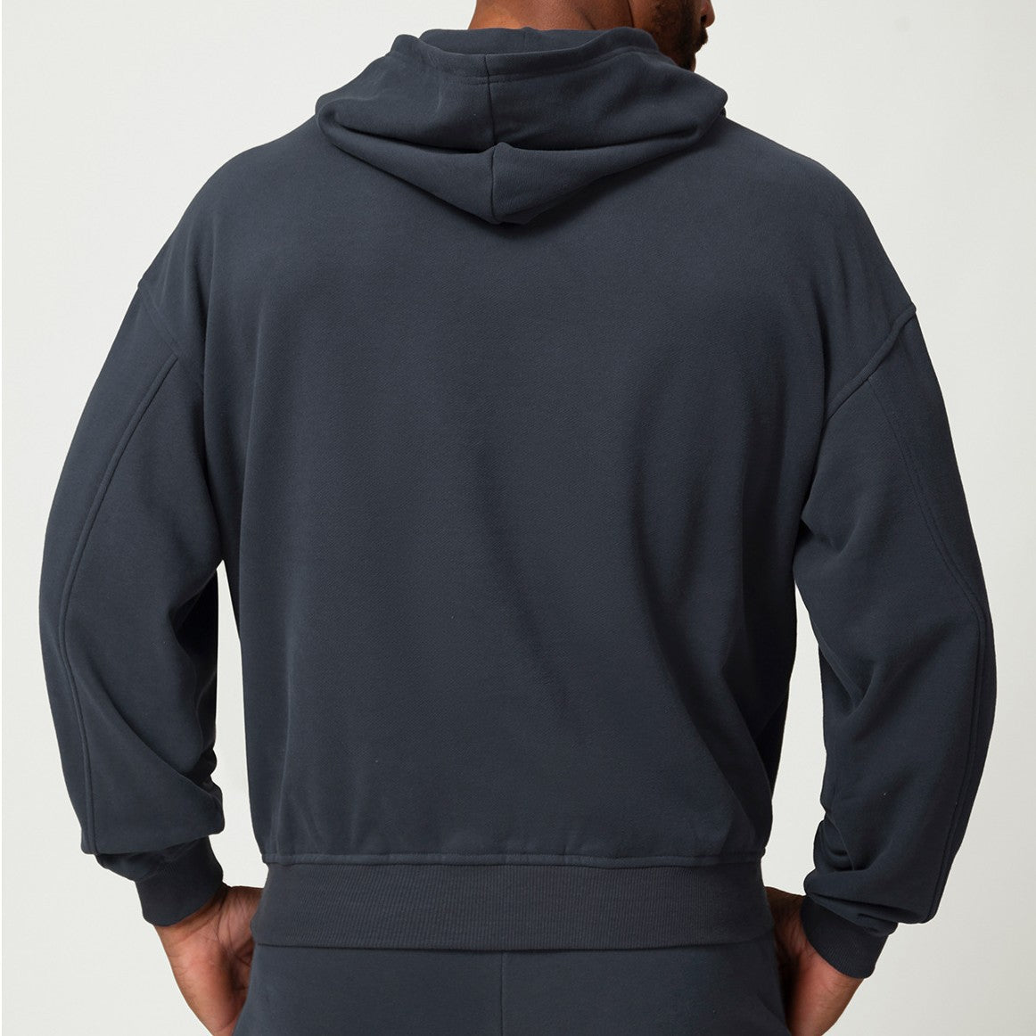 Unisex Cotton Blend Pullover Hoodie view 3
