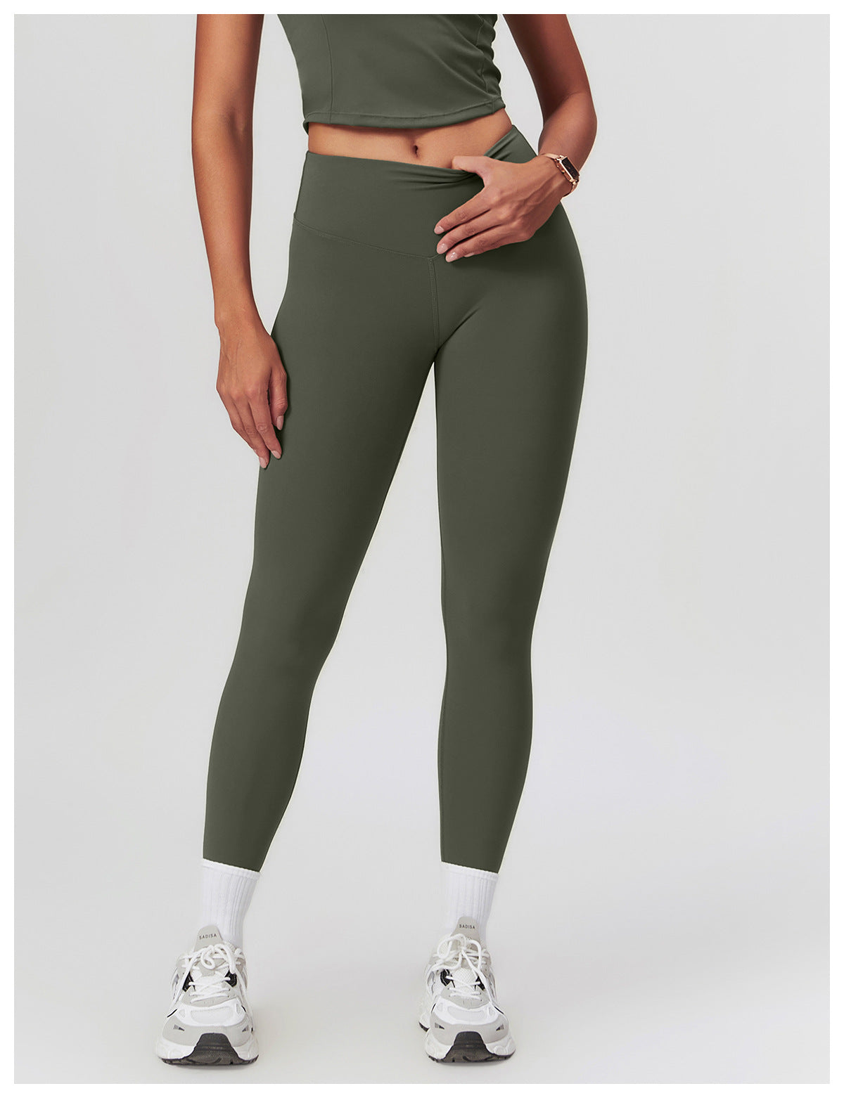 Women’s High-Waisted Quick-Dry Sculpting Yoga Leggings view 4