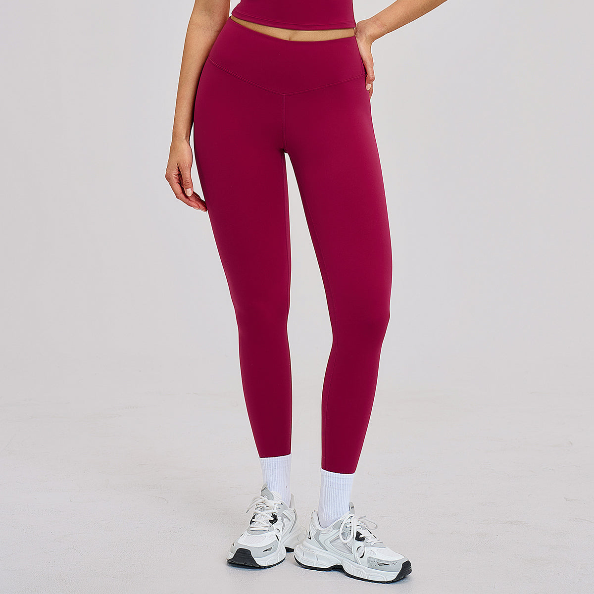 Women’s High-Waisted Quick-Dry Sculpting Yoga Leggings view 6