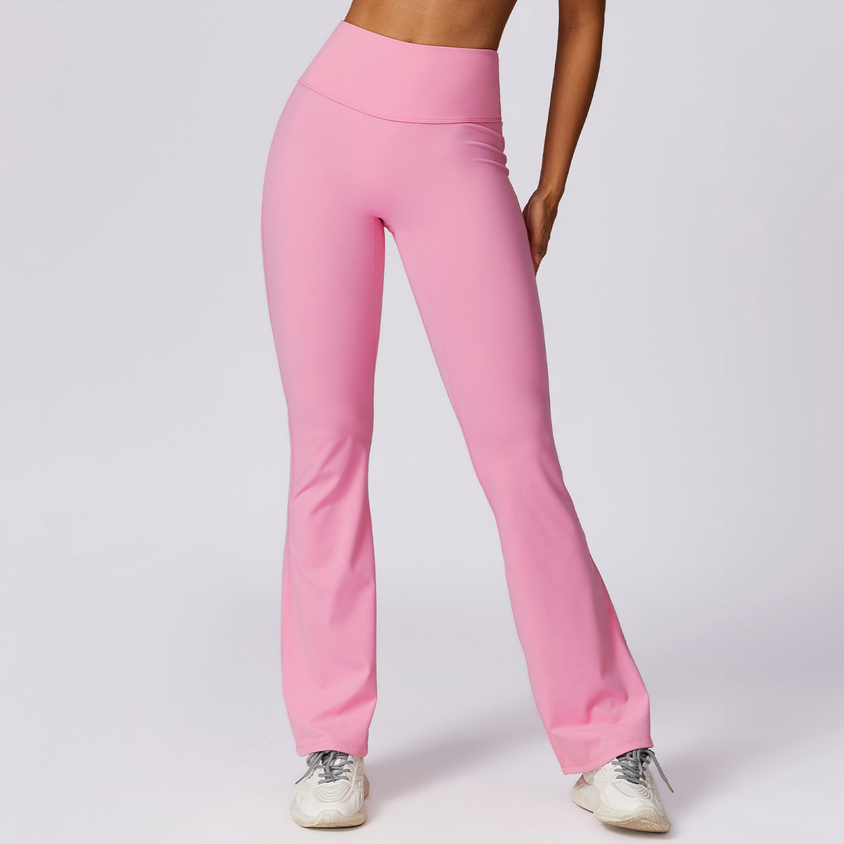 Women’s High-Waisted Scrunch Flared Yoga Pants view 2