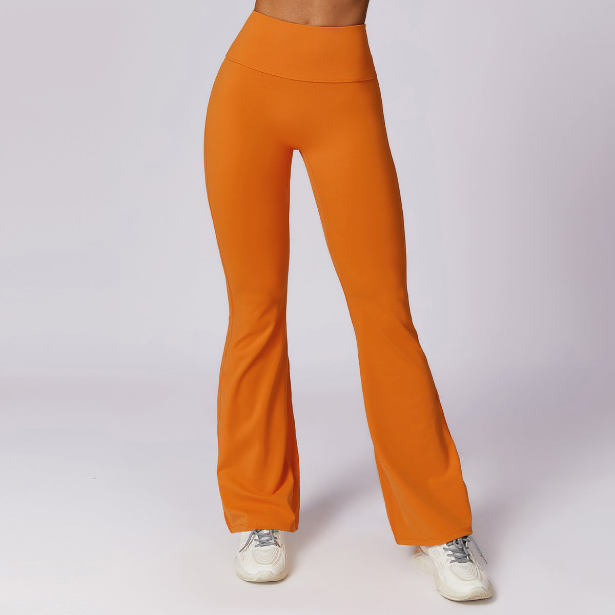 Women’s High-Waisted Scrunch Flared Yoga Pants view 5