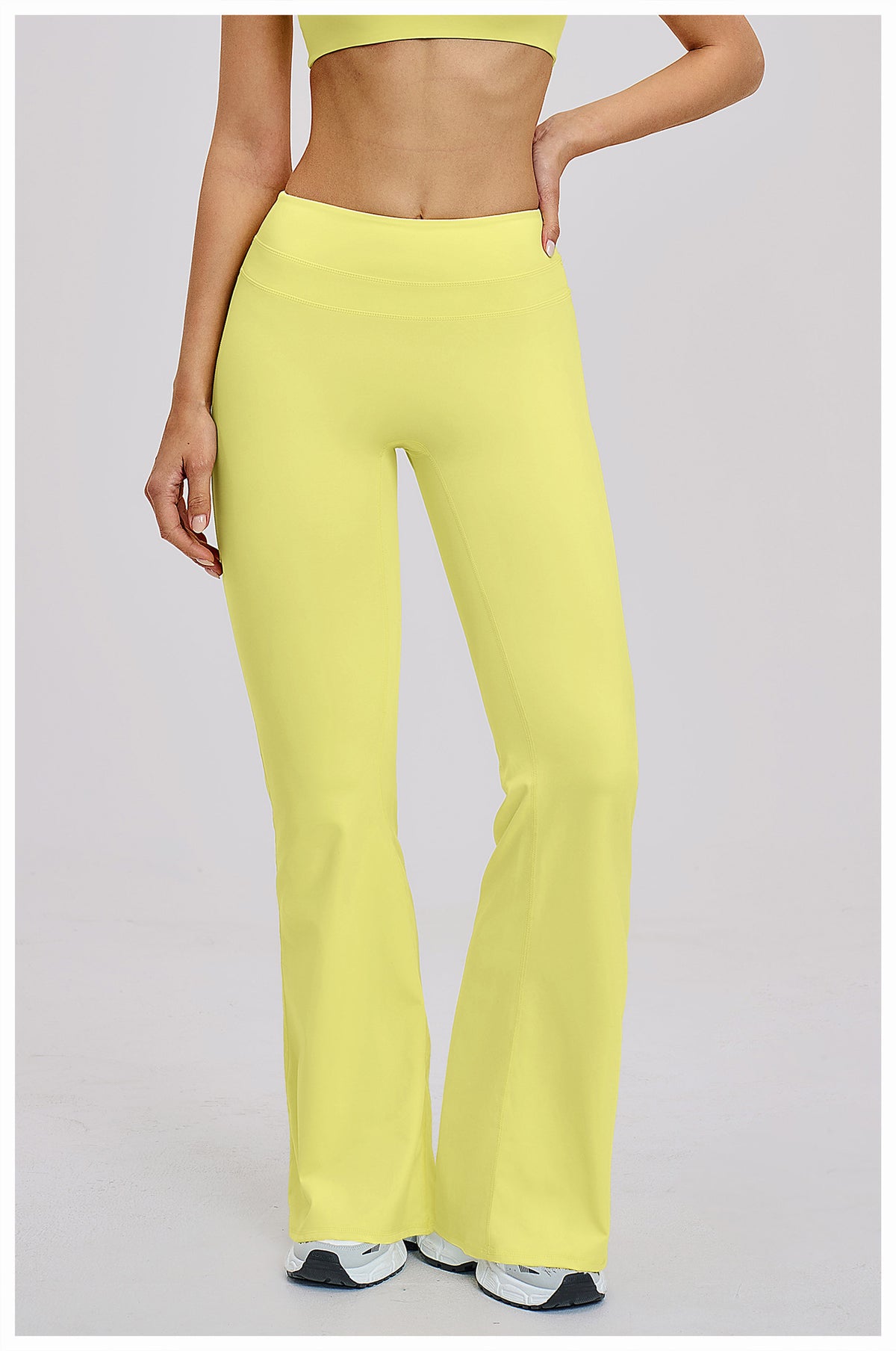 Women’s High-Waisted Sculpting Flared Yoga Pants view 7