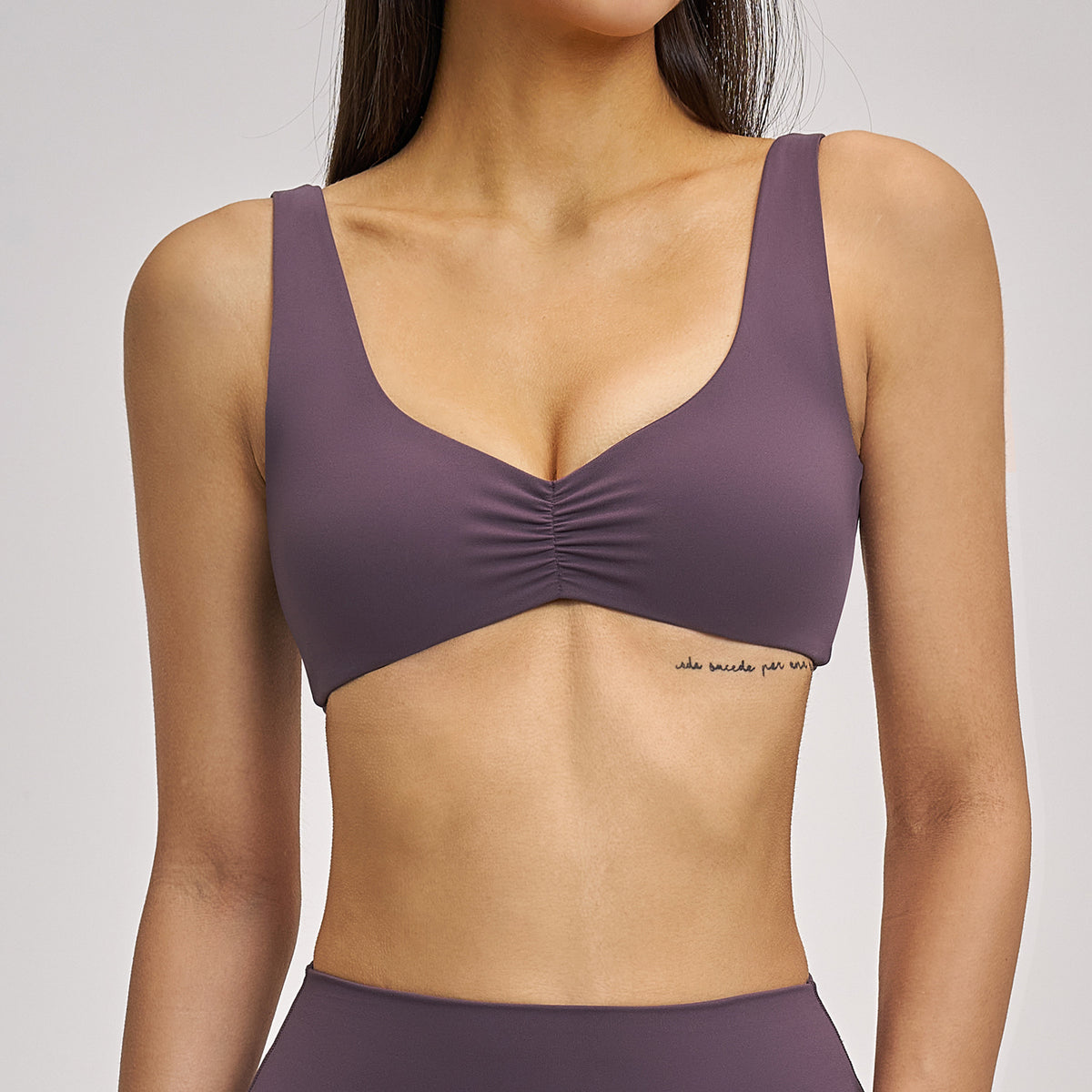Women’s Ruched Front Medium-Support Sports Bra view 6