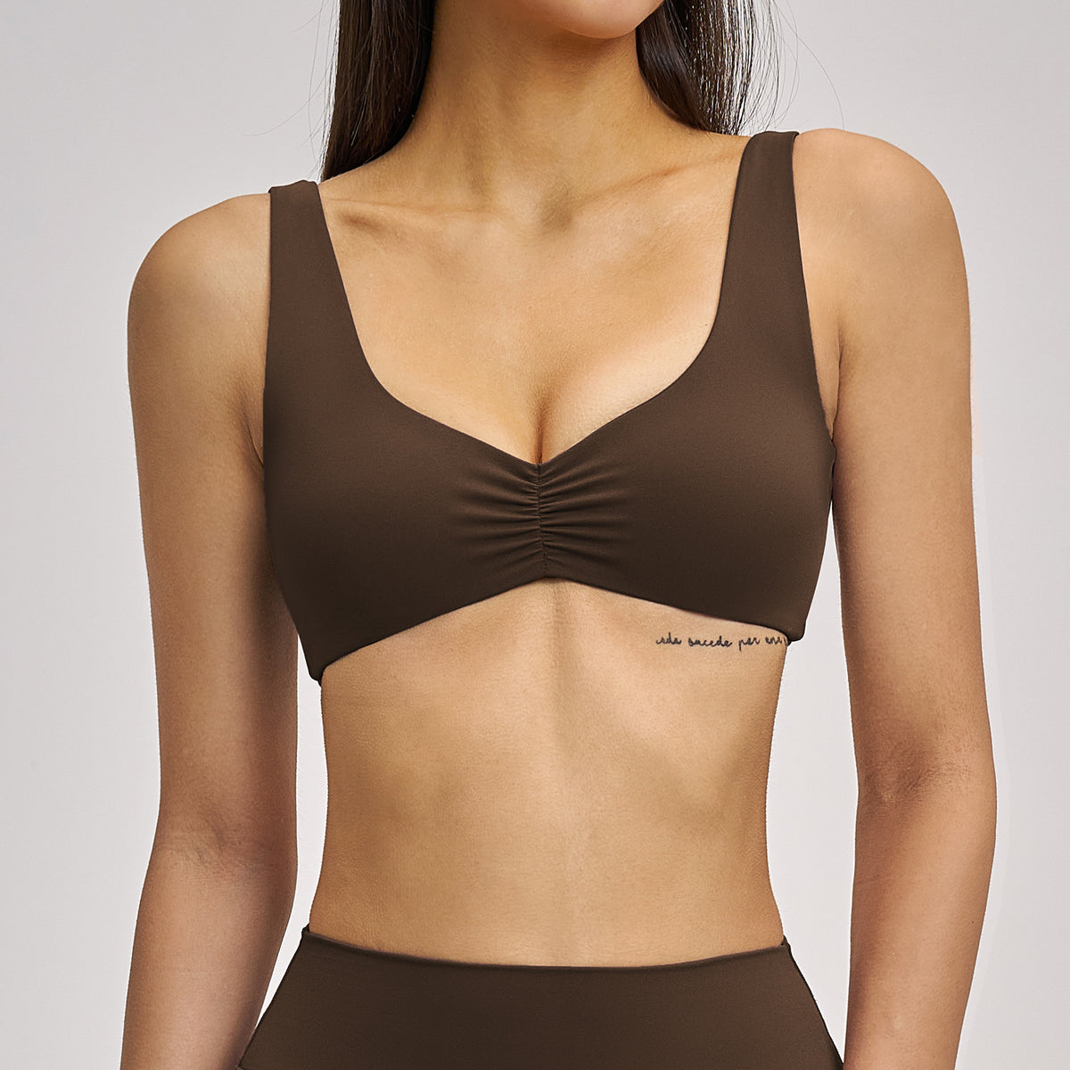 Women’s Ruched Front Medium-Support Sports Bra view 7