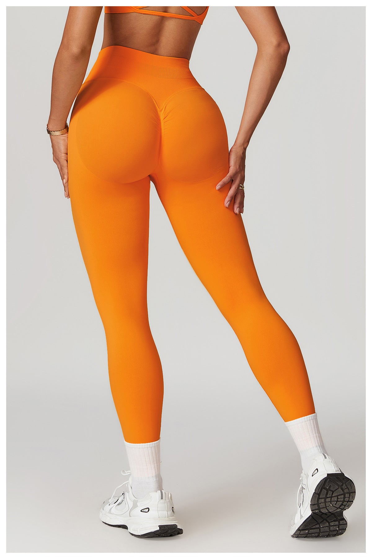 Women’s Seamless Peach-Lift High-Waisted Scrunch Yoga Leggings
