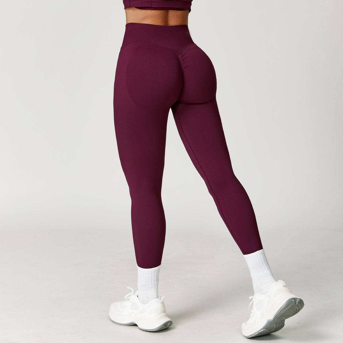 Women’s Seamless Peach-Lift High-Waisted Scrunch Yoga Leggings view 5