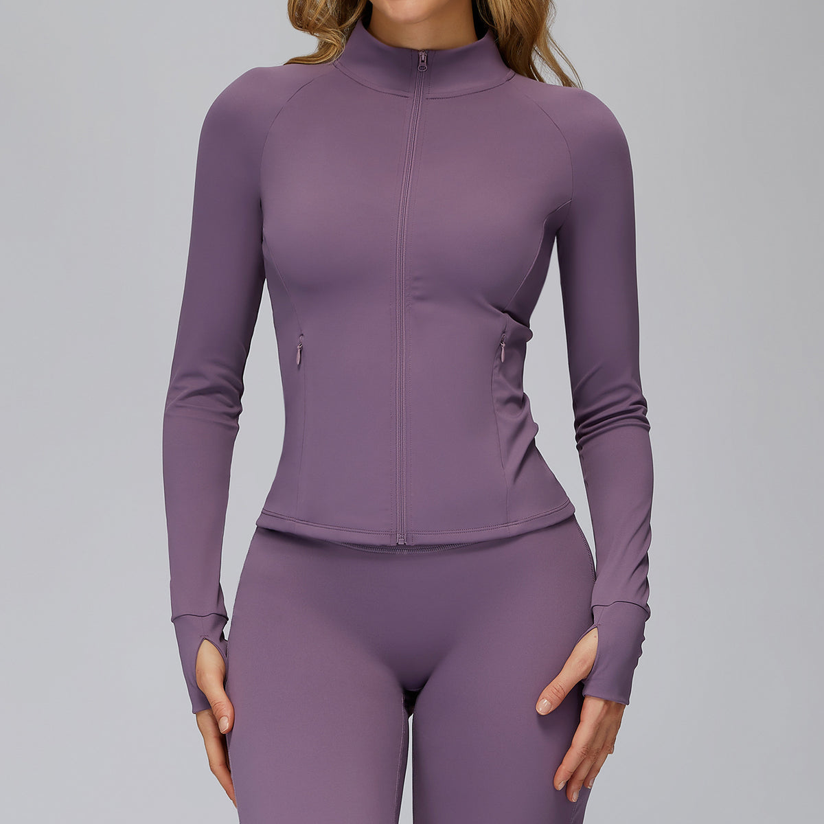 Women’s Slim-Fit Full Zip Sports Jacket view 2