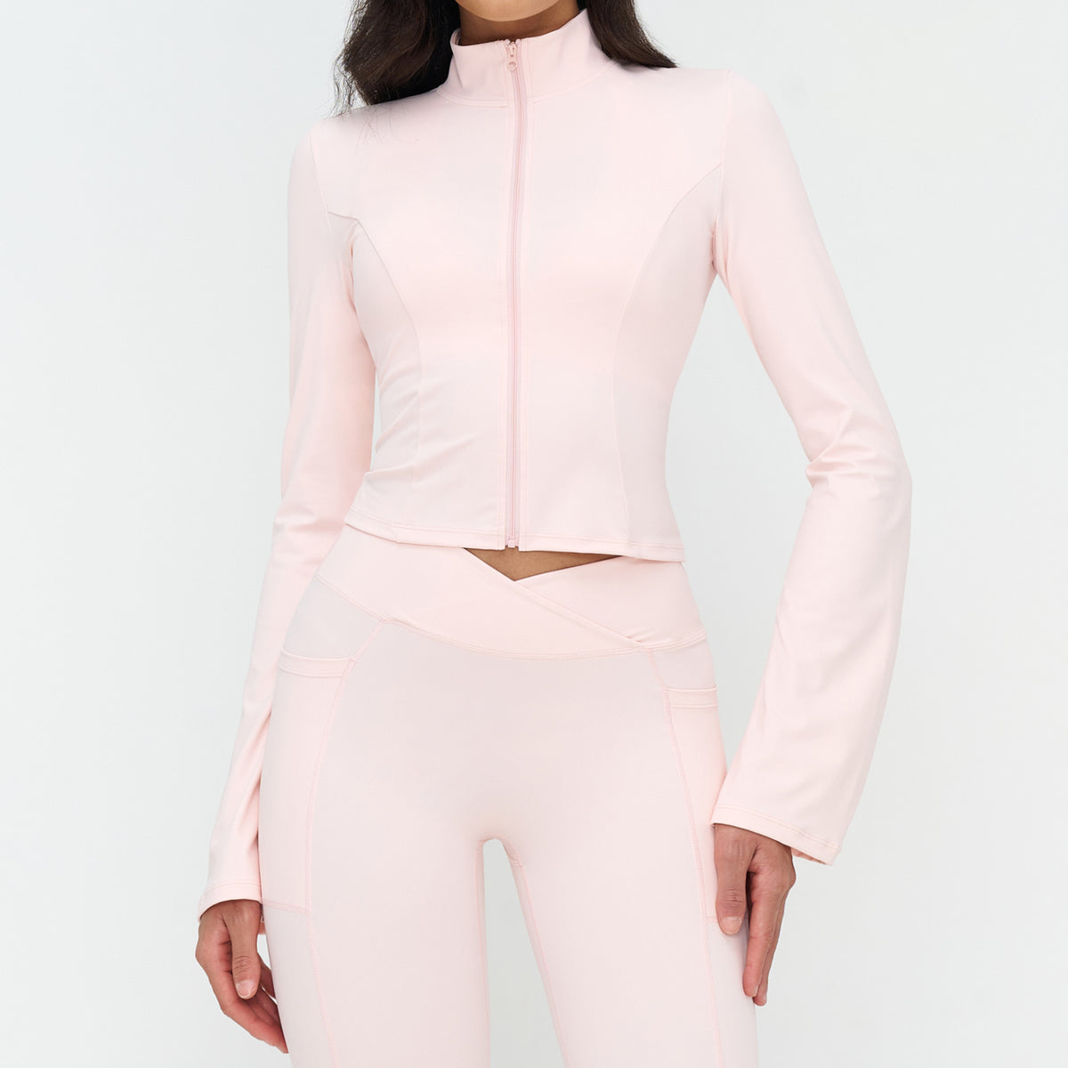 Women’s Slim-Fit Zip-Up Sports Jacket view 4