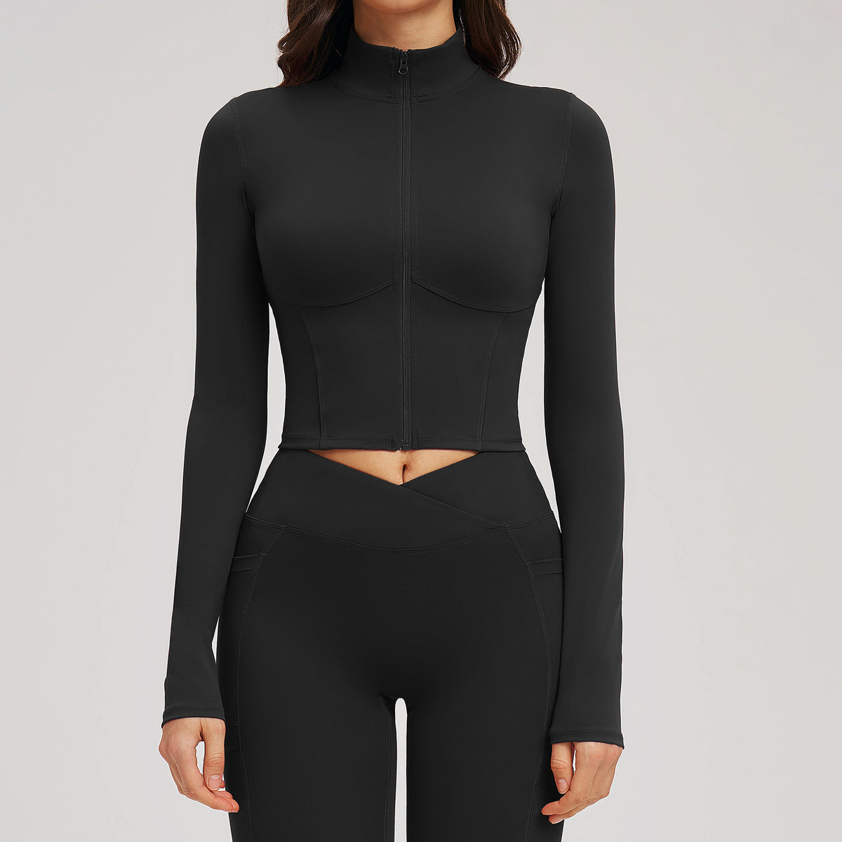 Women’s Slim-Fit Zip-Up Sports Jacket