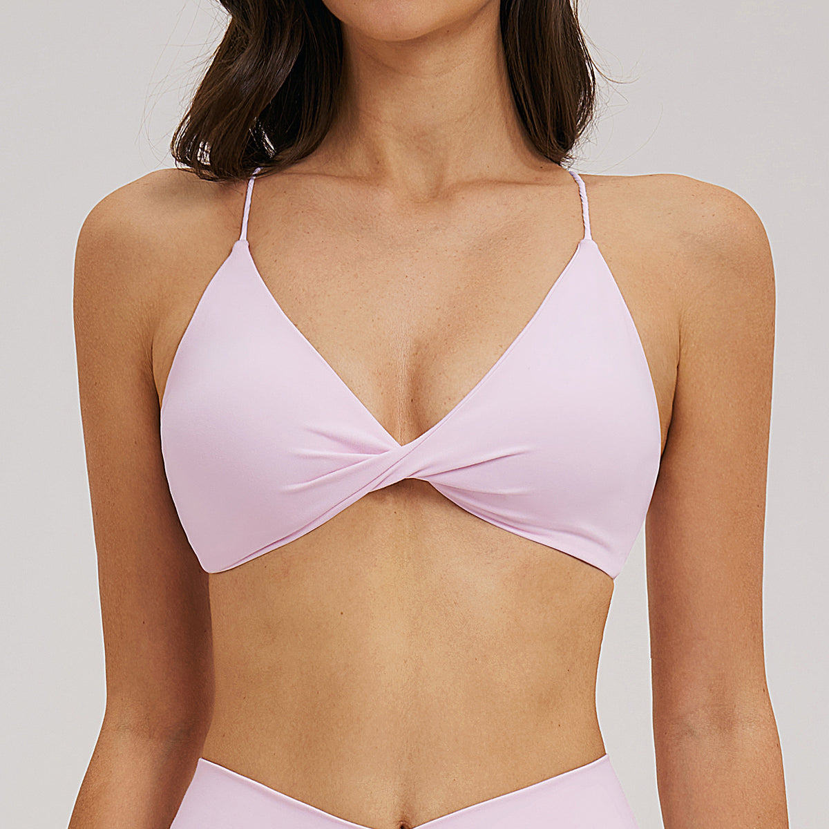 Women’s Twist Front V-Neck Sports Bra view 4