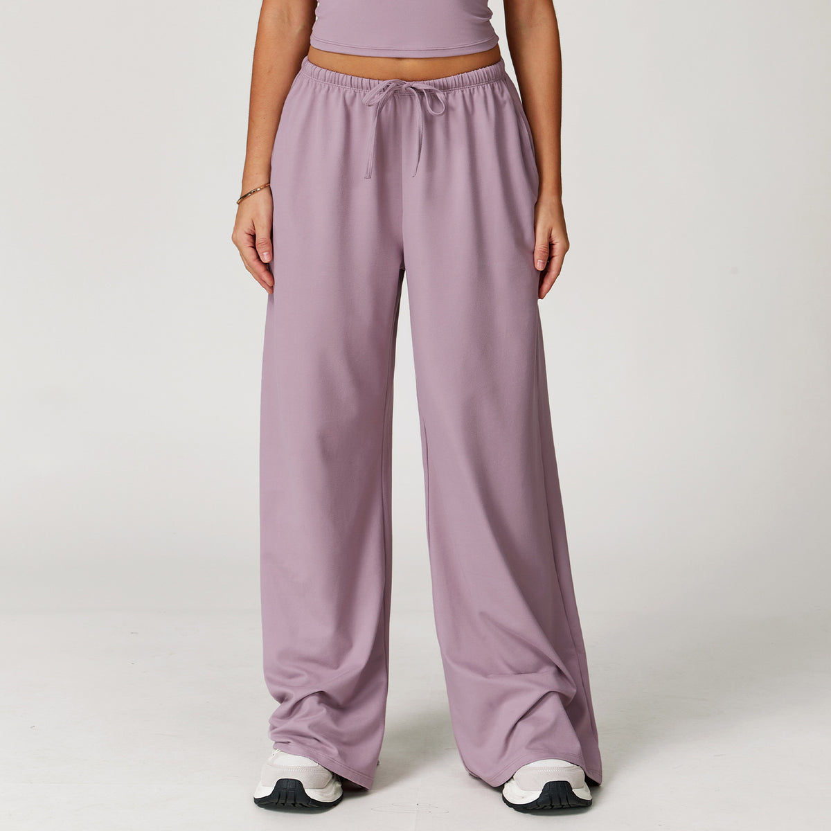 Women’s Wide-Leg Drawstring Lounge Pants view 5