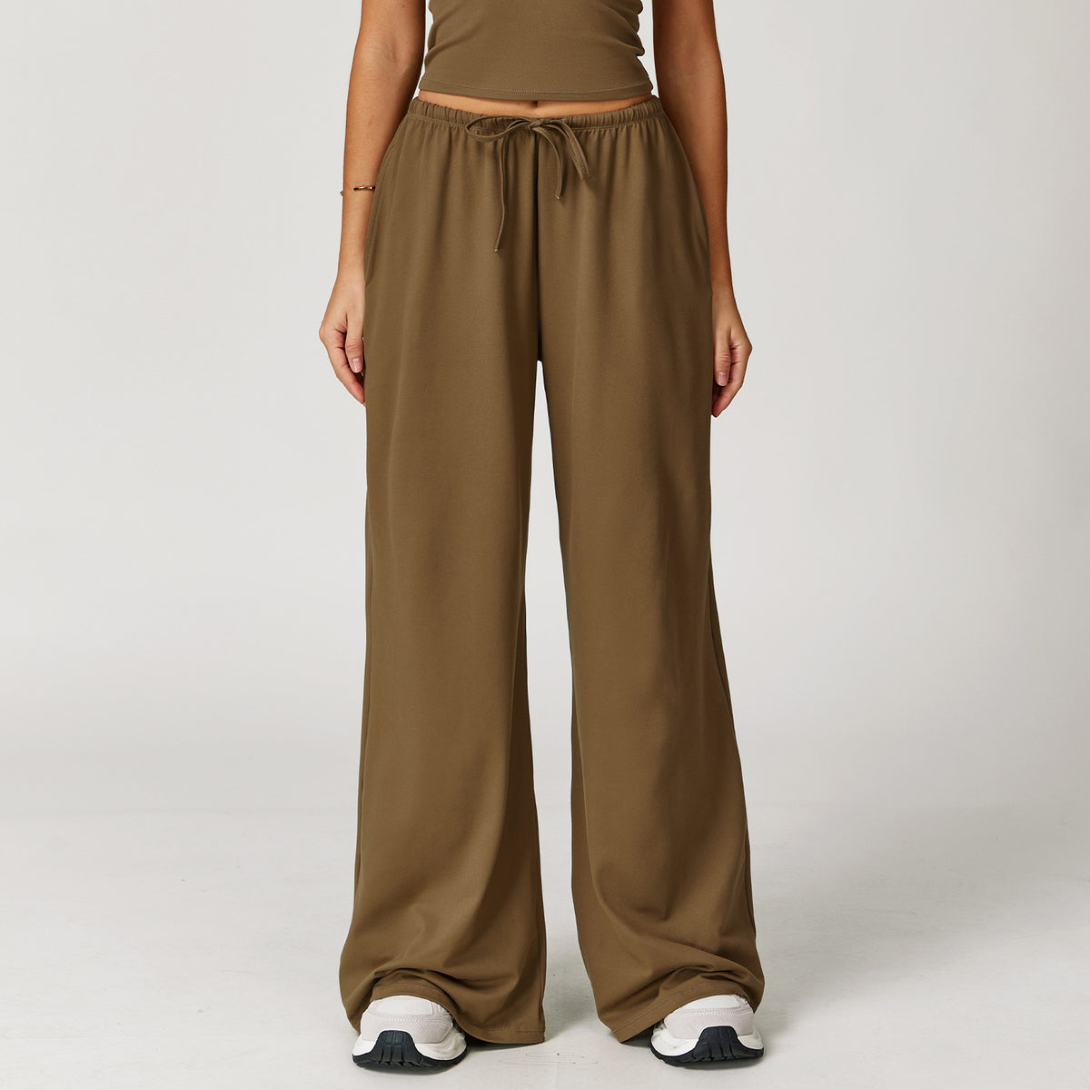 Women’s Wide-Leg Drawstring Lounge Pants view 6
